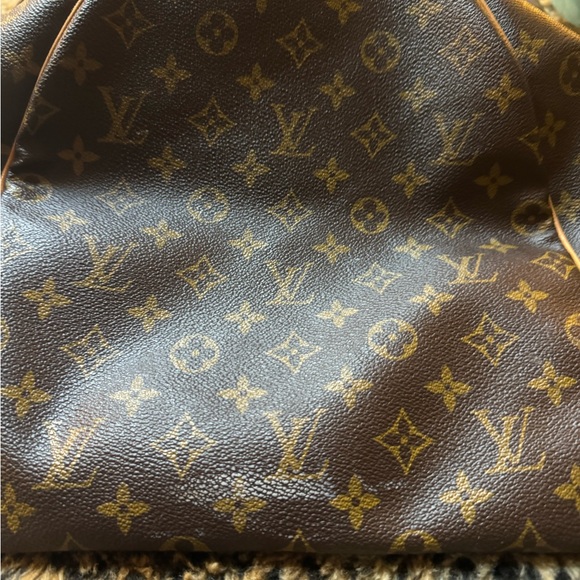 AUTHENTIC Louis Vuitton  Monogram Canvas Brown Keepall 60 Bandouliere Bag- EUC - Picture 9 of 14